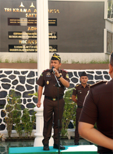 Wakajati Sulut: Ferrytass., Dt. Toembidjo Gaungkan Disiplin dan Kesehatan dalam Apel Perdana, Lanjut Wakili Kajati Hadiri Pelantikan Sekdaprov Sulut